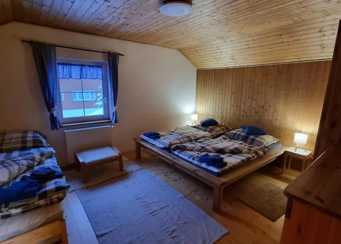 U špičáku Casa de Férias Albrechtice v Jizerskych horach