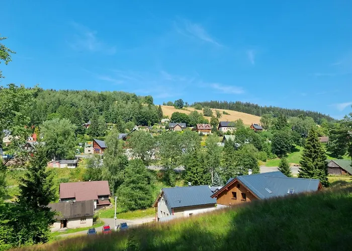 U špičáku Casa de Férias Albrechtice v Jizerskych horach